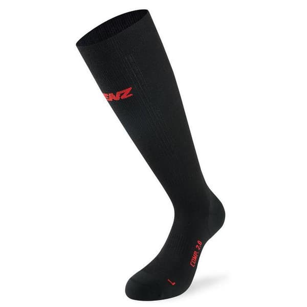 Lenz Långstrumpor Compression 2.0 Merino Svart EU 45-47 Man