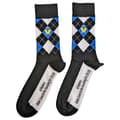 Miniatyrbild 2 av 3: Madness Ankle Socks Crown Blue Diamond Official Mens Black (UK SIZE 7 - 11) UK Size 7-11