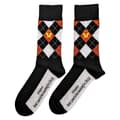 Miniatyrbild 2 av 3: Madness Ankle Socks Crown Brown Diamond Official Mens Black (UK SIZE 7 - 11) UK Size 7-11