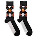 Miniatyrbild 1 av 3: Madness Ankle Socks Crown Brown Diamond Official Mens Black (UK SIZE 7 - 11) UK Size 7-11