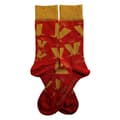 Miniatyrbild 2 av 3: Madness Ankle Socks Crown Pattern Official Mens Red (UK SIZE 7 - 11) UK Size 7-11