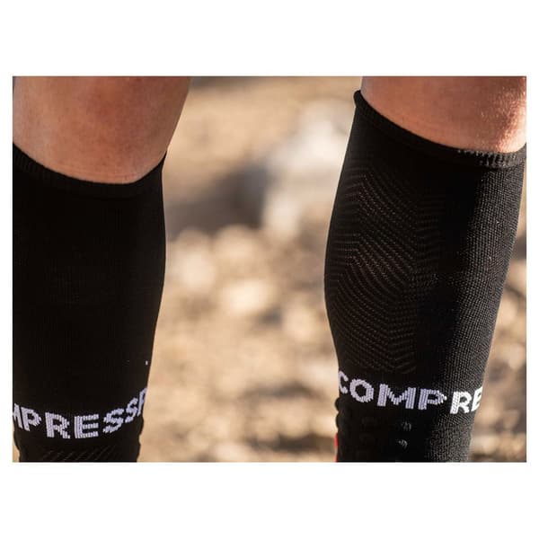Compressport Sokker Full Run Sort EU 42-44 Mand