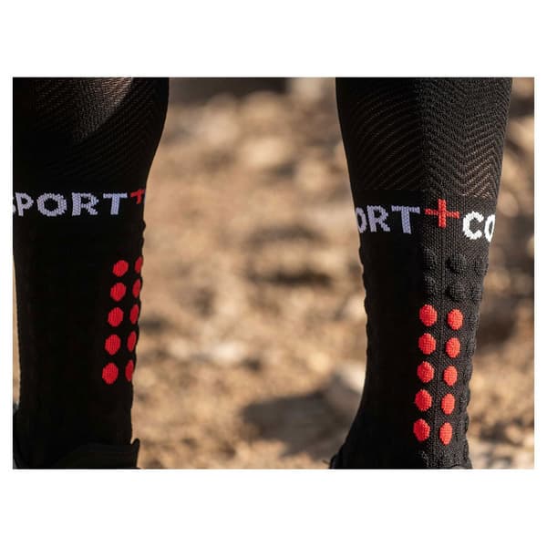 Compressport Sokker Full Run Sort EU 42-44 Mand