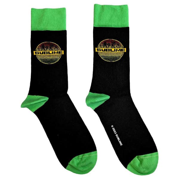 Sublime Ankle Socks Circle Logo Official Mens Black (UK SIZE 7 - 11) UK Size 7-11
