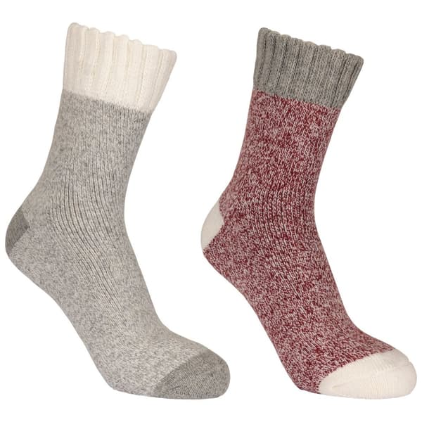 Trespass Unisex Adult Inigo Socks Grey/Cherry Marl 3 UK-6 UK