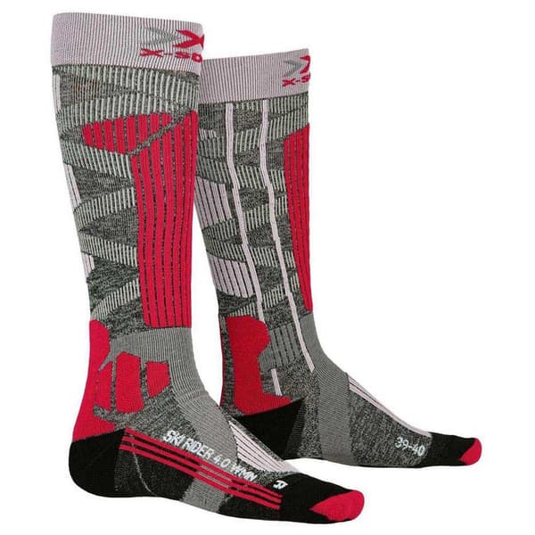 X-socks Strumpor Ski Rider 4.0 Grå EU 35-36 Kvinna