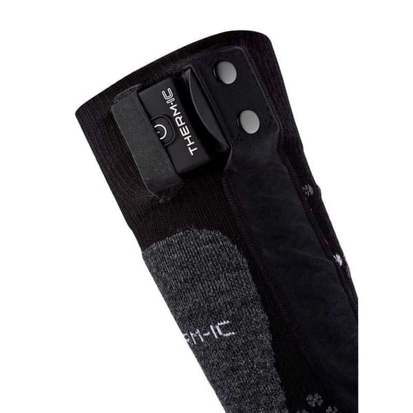 Therm-ic Opvarmede Lange Sokker Powersocks Set Heat Uni+s-pack 1200 Sort EU 42-44 Mand