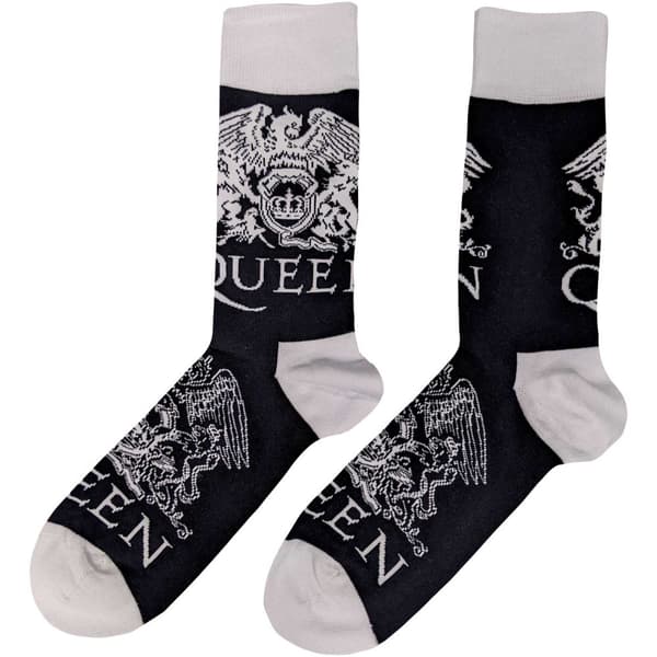 Queen Unisex Adult Crest Socks