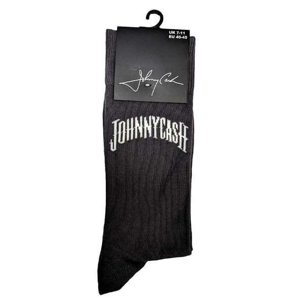 Johnny Cash Ankle Socks Man In Black (UK SIZE 7 - 11) UK Size 7-11