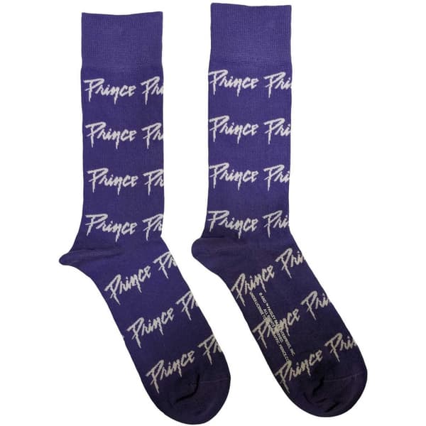 Prince Unisex Adult Repeat Logo Socks Purple 7 UK-11 UK