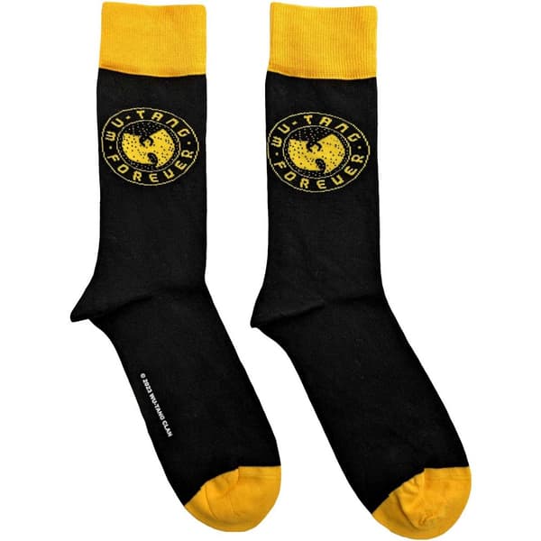 Wu-Tang Clan Unisex Adult Forever Socks Black/Yellow 7 UK-11 UK