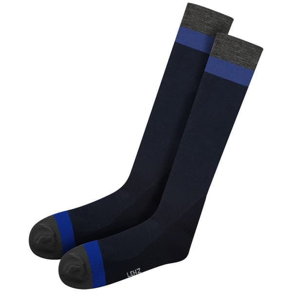 Lenz Långstrumpor Merino Compression 1 Blå EU 35-38 Man
