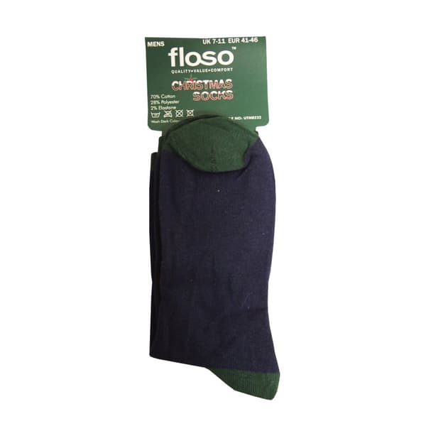 FLOSO Mens Santa Christmas Socks