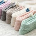 Miniatyrbilde 3 av 8: Furry sokker - plysj hot fleece rosa