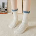Miniatyrbilde 5 av 8: Furry sokker - plysj hot fleece rosa