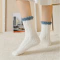 Miniatyrbilde 6 av 8: Furry sokker - plysj hot fleece rosa