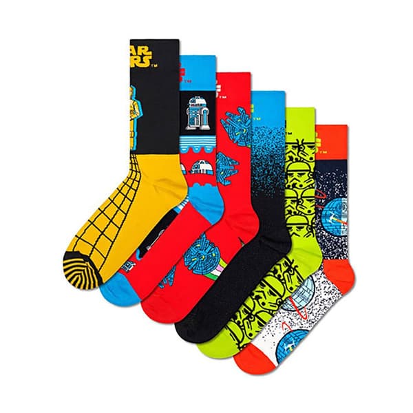 Happy Socks Puolisukat Star Wars™ Gift Set 6 Parit Monivärinen EU 41-46 Mies