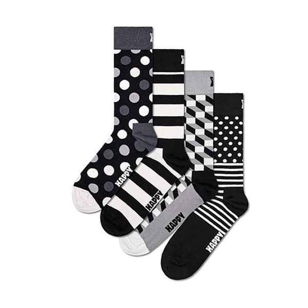 Happy Socks Puolisukat Classic Black & Whites Gift Set 4 Parit Monivärinen EU 41-46 Mies