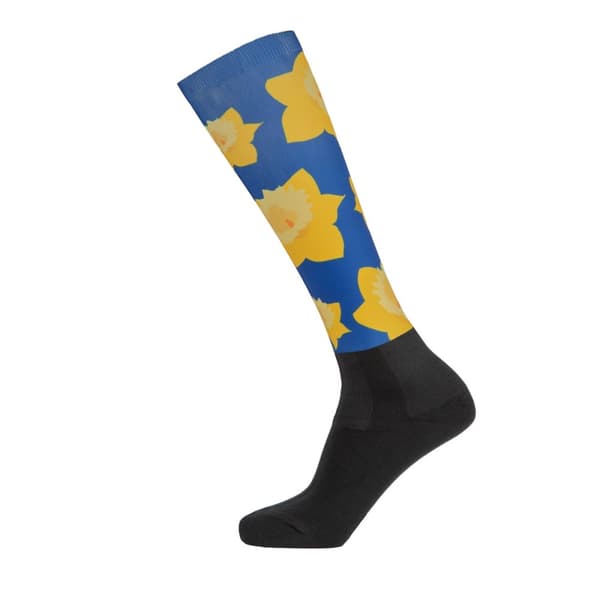 Aubrion Childrens/Kids Hyde Park Daffodil Knee High Socks Daffodil Yellow One Size
