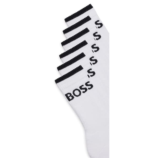 Boss Sokker Stripcc 10257762 6 Par Hvid EU 39-42 Mand