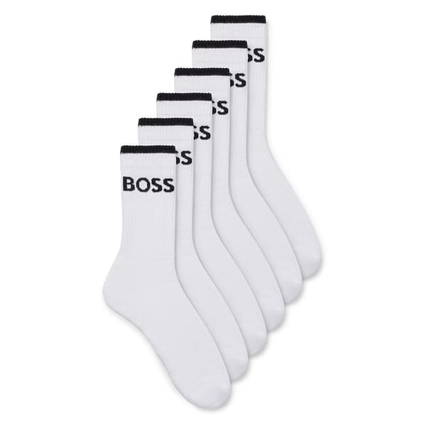 Boss Sokker Stripcc 10257762 6 Par Hvid EU 39-42 Mand