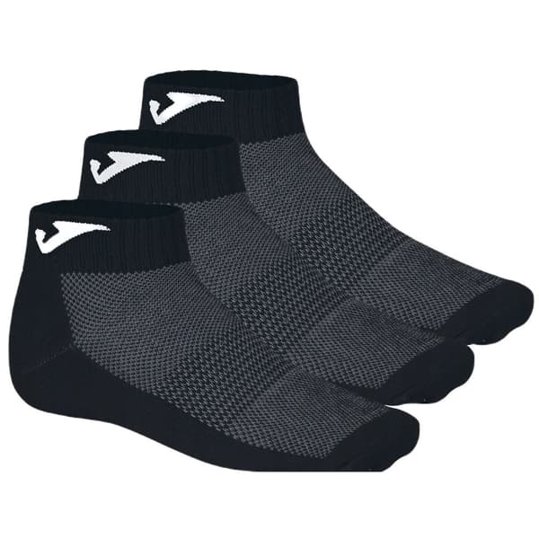 Joma Ankle 3PPK Socks 400780-100, Unisex, Strumpor, Svart