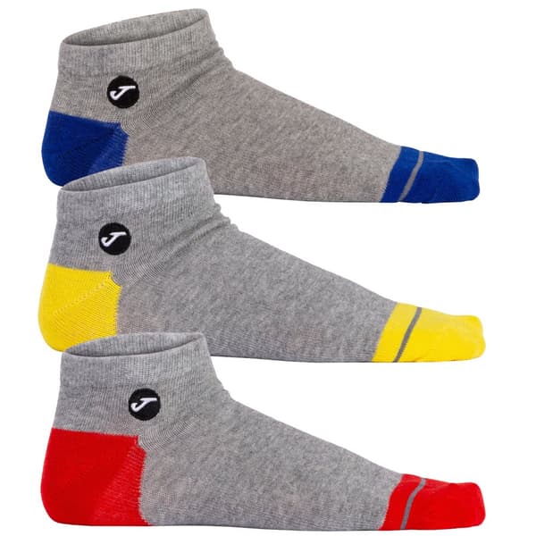 Joma Gark 3PPK Socks 400978-000, Unisex, Strumpor, Grå Grey 43-46