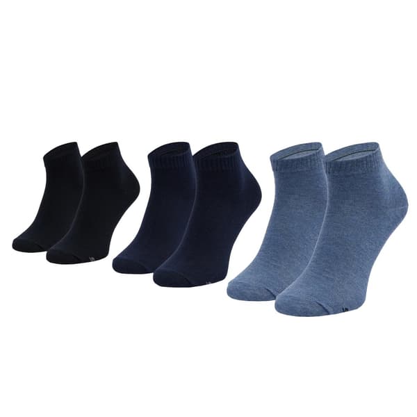Skechers 3PPK Basic Quarter Socks SK42004-5801, Man, Strumpor, Marinblå Navy 39-42