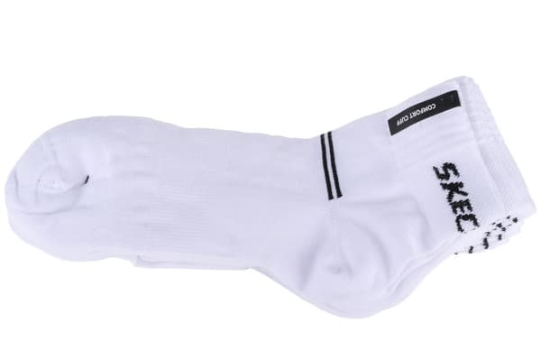 Skechers 5PPK Wm Mesh Ventilation Quarter Socks SK42017006-1000, Unisex, Strumpor, Vit White 39-42