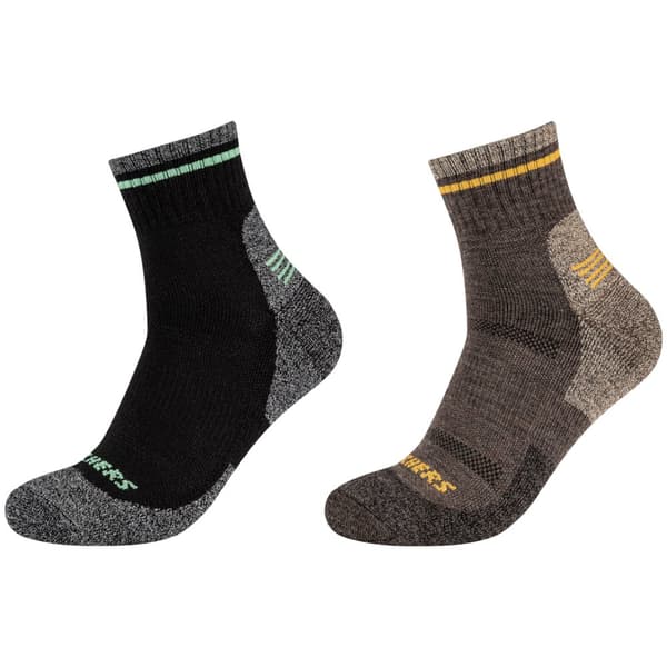 Skechers 2PPK Men Trail Wool Quarter Socks SK42052-8997, Man, Strumpor, Grå Grey 43-46