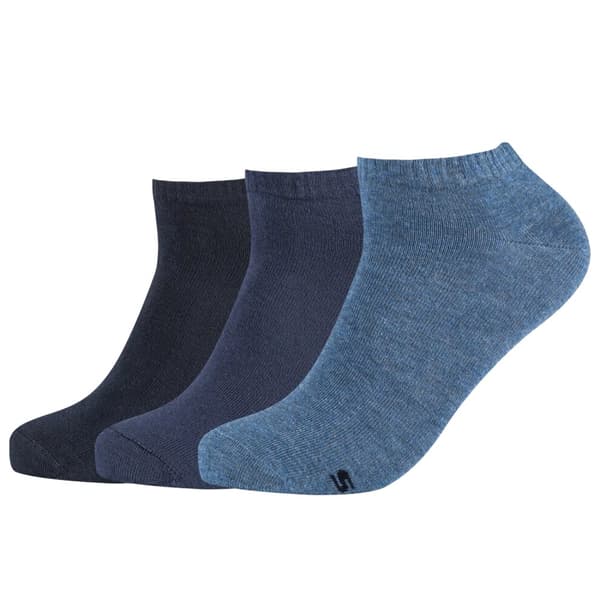 Skechers 3PPK Men Sneaker Socks SK43006-5801, Unisex, Sokker, Blå Blue 43-46