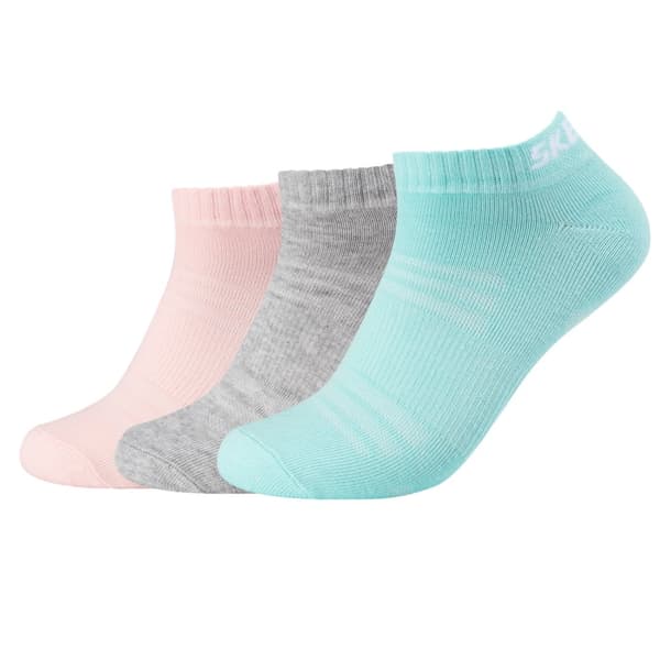 Skechers 3PPK Mesh Ventilation Socks SK43022-6060, Unisex, Strumpor, Flerfärgad Multicolour 39-42