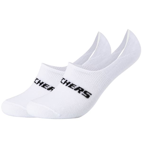 Skechers 2PPK Mesh Ventilation Footies Socks SK44008-1000, Unisex, Sokker, Hvid
