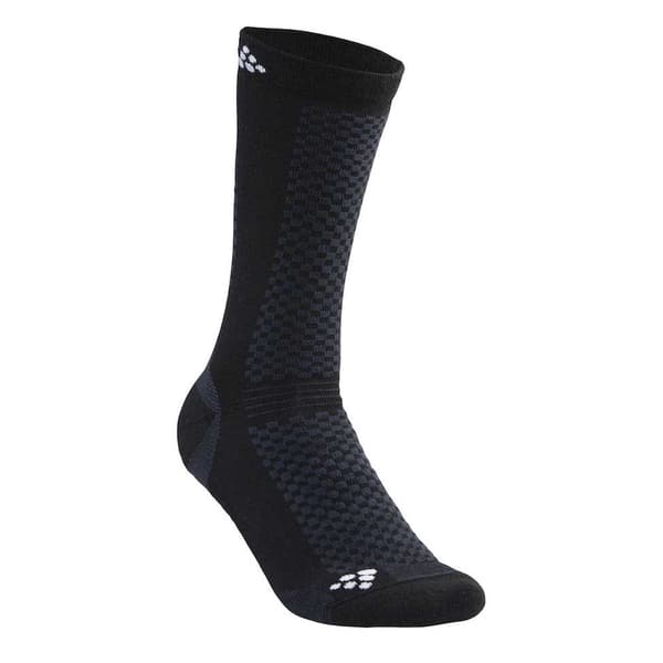 Craft Strumpor Warm Mid 2 Par Svart EU 46-48 Man