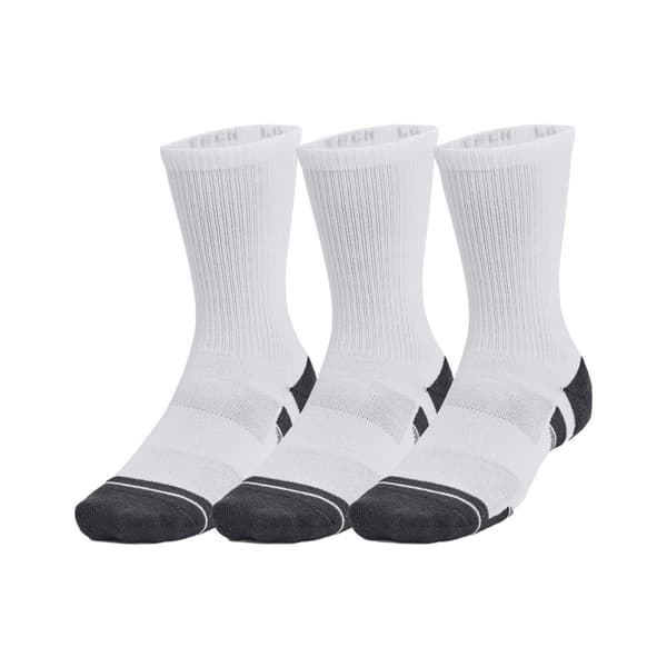 Under Armour Unisex Performance Tech Crew-strumpor för vuxna (3-pack)
