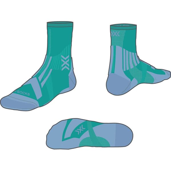 X-socks Sokker Trail Run Perform Crew  EU 39-41 Mand