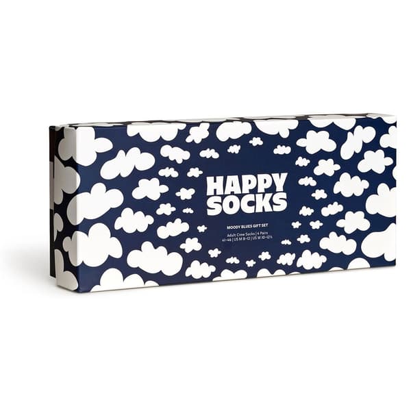 Happy Socks Halve Strømper Moody Bluess Gift Set 4 Par Flerfarvet EU 36-40 Mand
