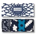Miniatyrbillede 2 af 3: Happy Socks Halve Strømper Moody Bluess Gift Set 4 Par Flerfarvet EU 36-40 Mand