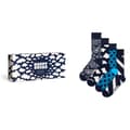 Miniatyrbillede 1 af 3: Happy Socks Halve Strømper Moody Bluess Gift Set 4 Par Flerfarvet EU 36-40 Mand