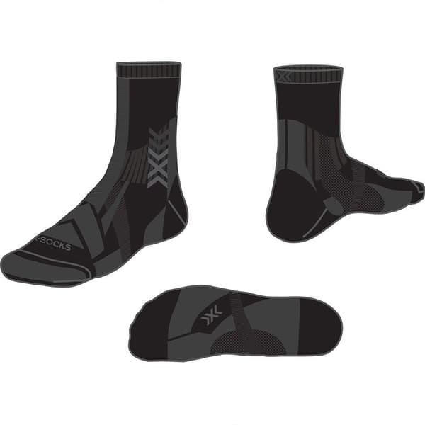 X-socks Sukat Hike Expert Silver Musta EU 42-44 Mies