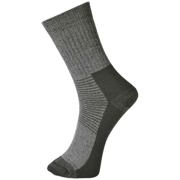 Portwest Unisex termiske sokker til voksne Grey 6 UK-9 UK