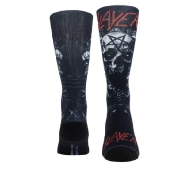Slayer Thrash Skull Socks (One Size) - Dye Sublimation