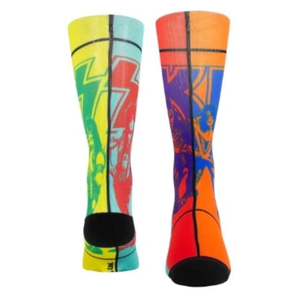 Kiss Colourblock Socks (One Size) - Dye Sublimation