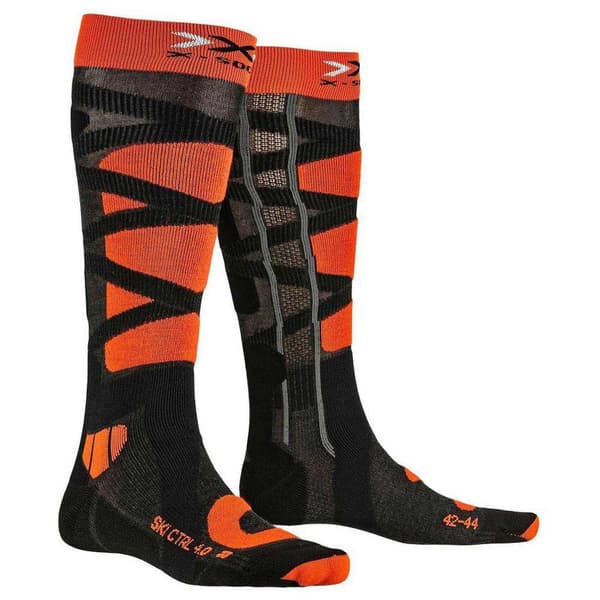 X-socks Sokker Ski Control 4.0 Orange,Sort EU 39-41 Mand