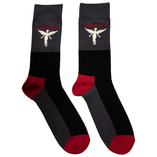 Nirvana In Utero Band Logo Ankle Socks One Size