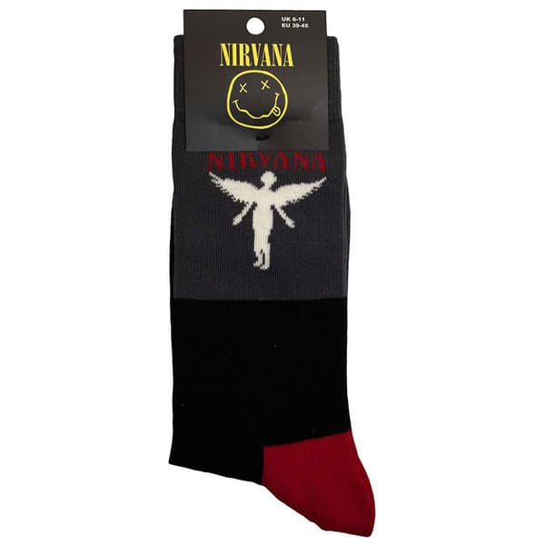 Nirvana In Utero Band Logo Ankle Socks One Size