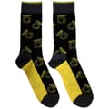 Miniatyrbild 1 av 2: Nirvana Grunge Smile Stripes Ankle Socks UK Size 7-11