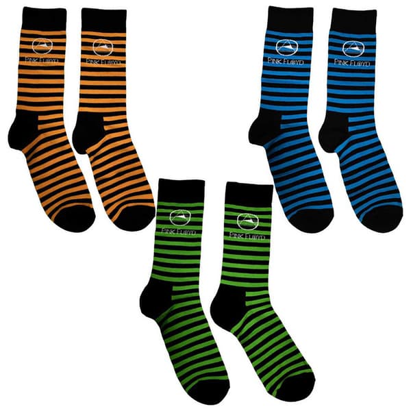 Pink Floyd Mono Prism Ankle Socks Boxed Set UK Size 7-11
