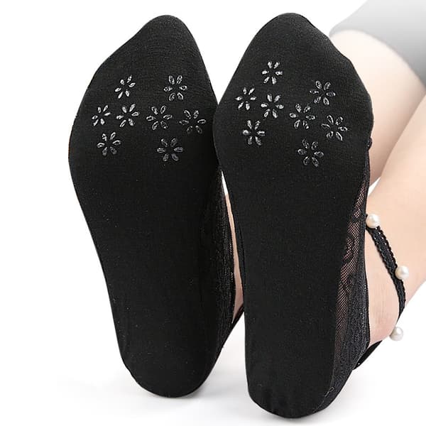INF Skridsikker footsies usynlige lavt skåret sko liner sokker