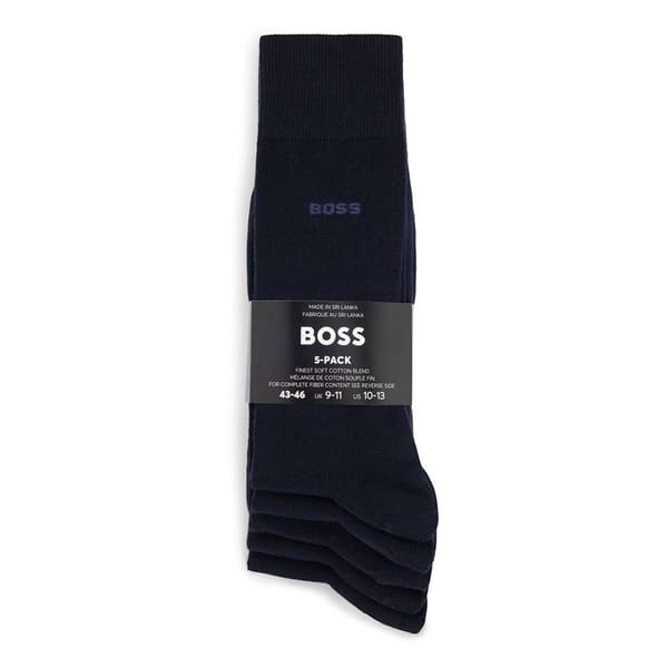 Boss Sokker Unicc 10254260 5 Par Sort EU 43-46 Mand